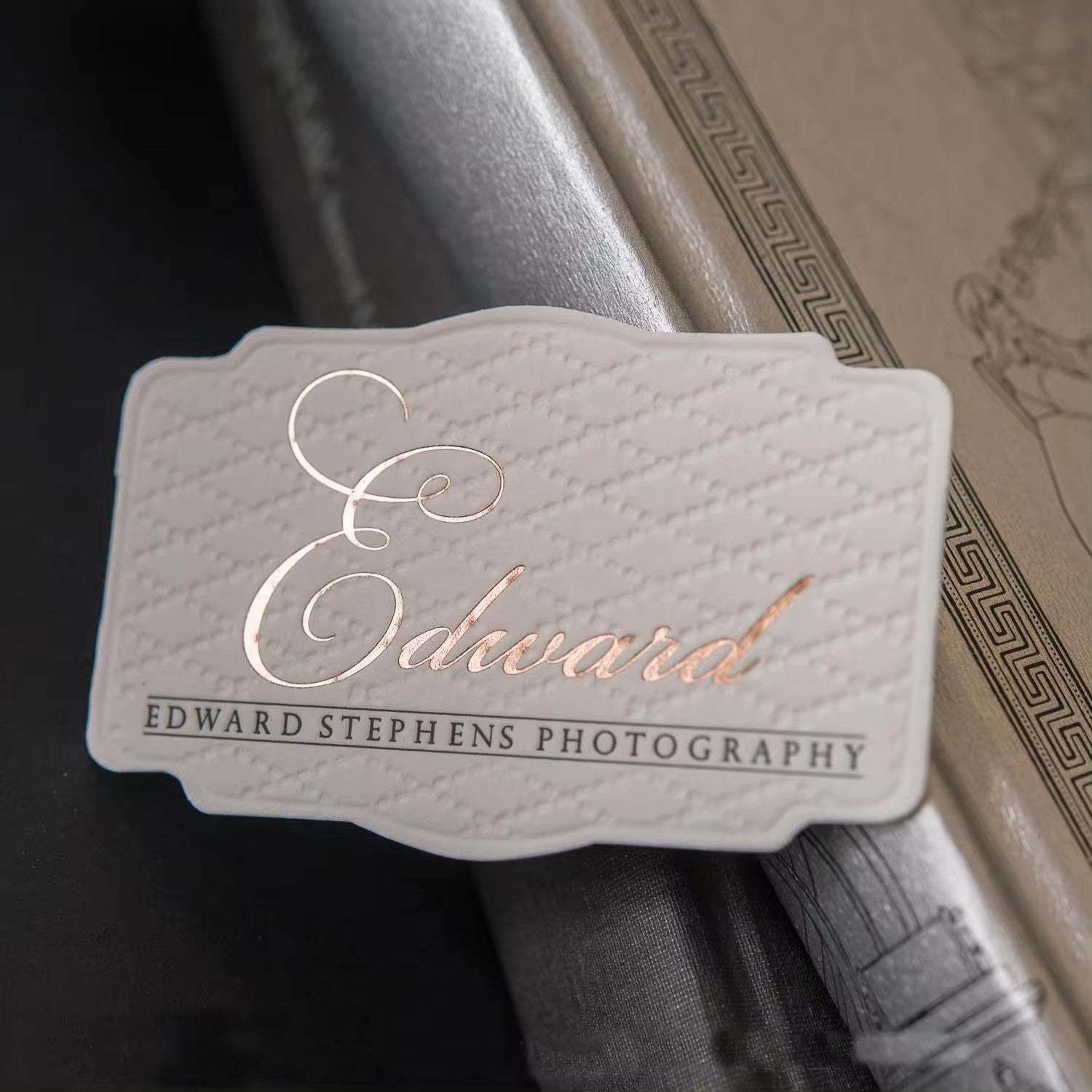 Custom Luxury NFC business cards Hot Foil Stamping NFC Business Card Printing NUOERP INC