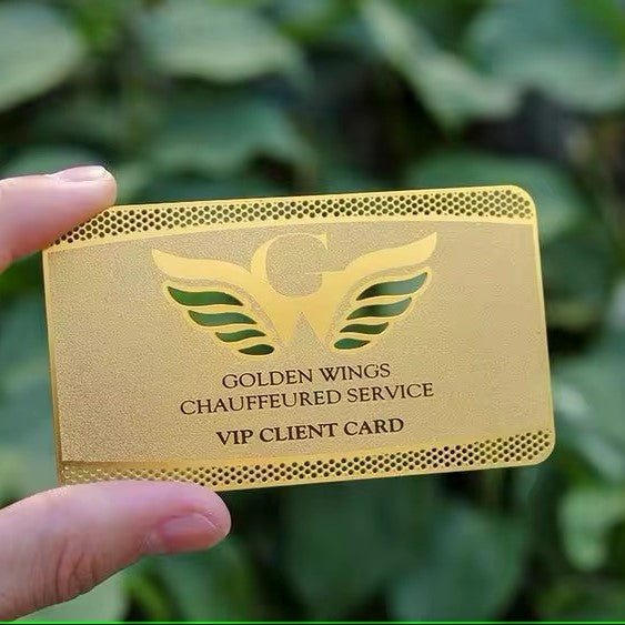 Custom Luxury NFC business cards Hot Foil Stamping NFC Business Card Printing NUOERP INC