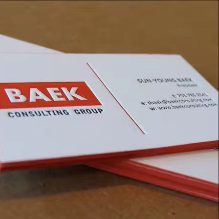 Custom Luxury NFC business cards Hot Foil Stamping NFC Business Card Printing NUOERP INC