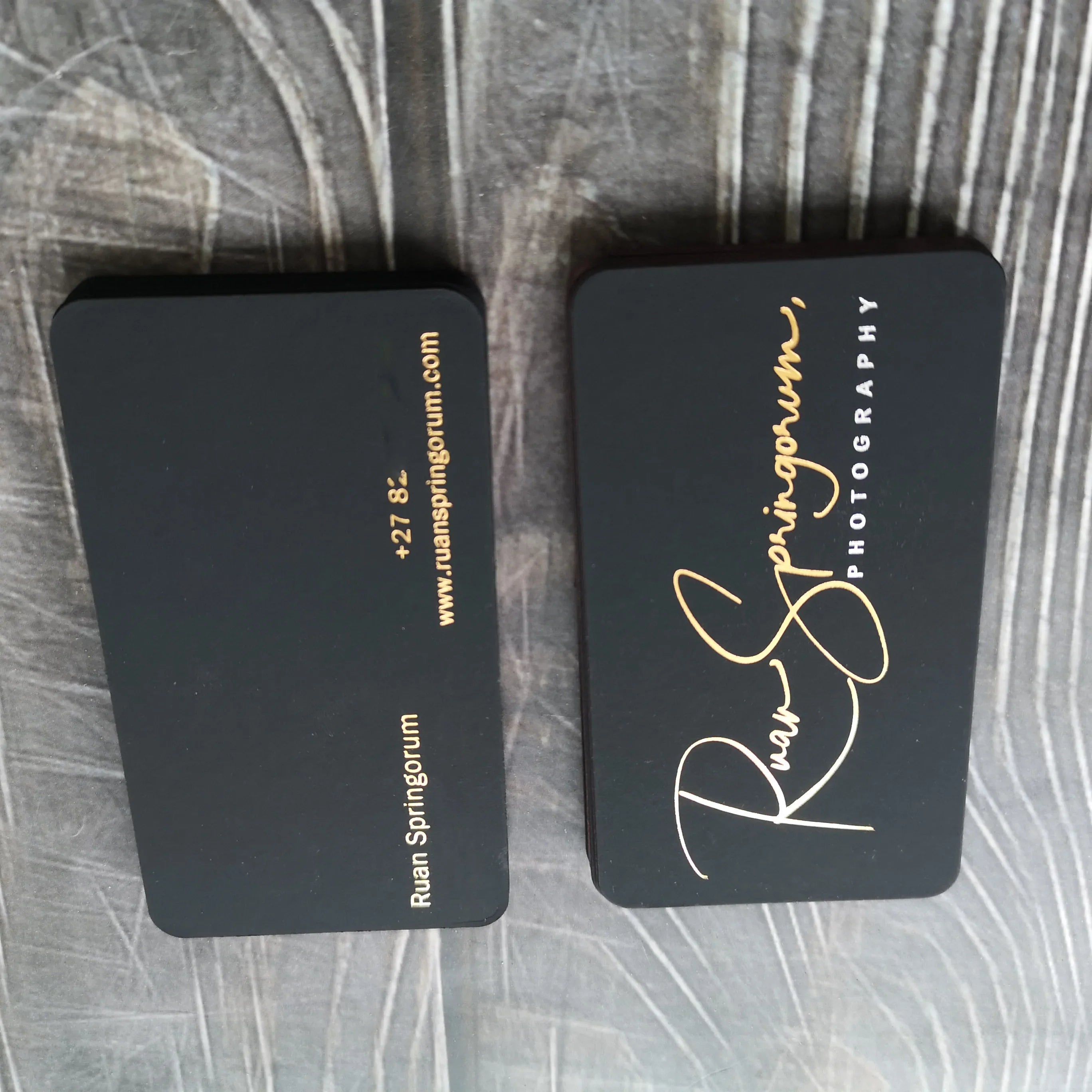 Soft Touch Craft Business Cards Hot Foil Stamping NUOERP INC