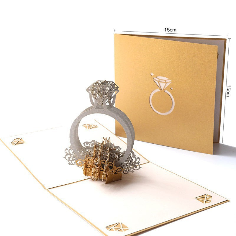 3D Greeting pop up card, happy birthday, wedding ,mother’s day, valentines day NUOERP INC
