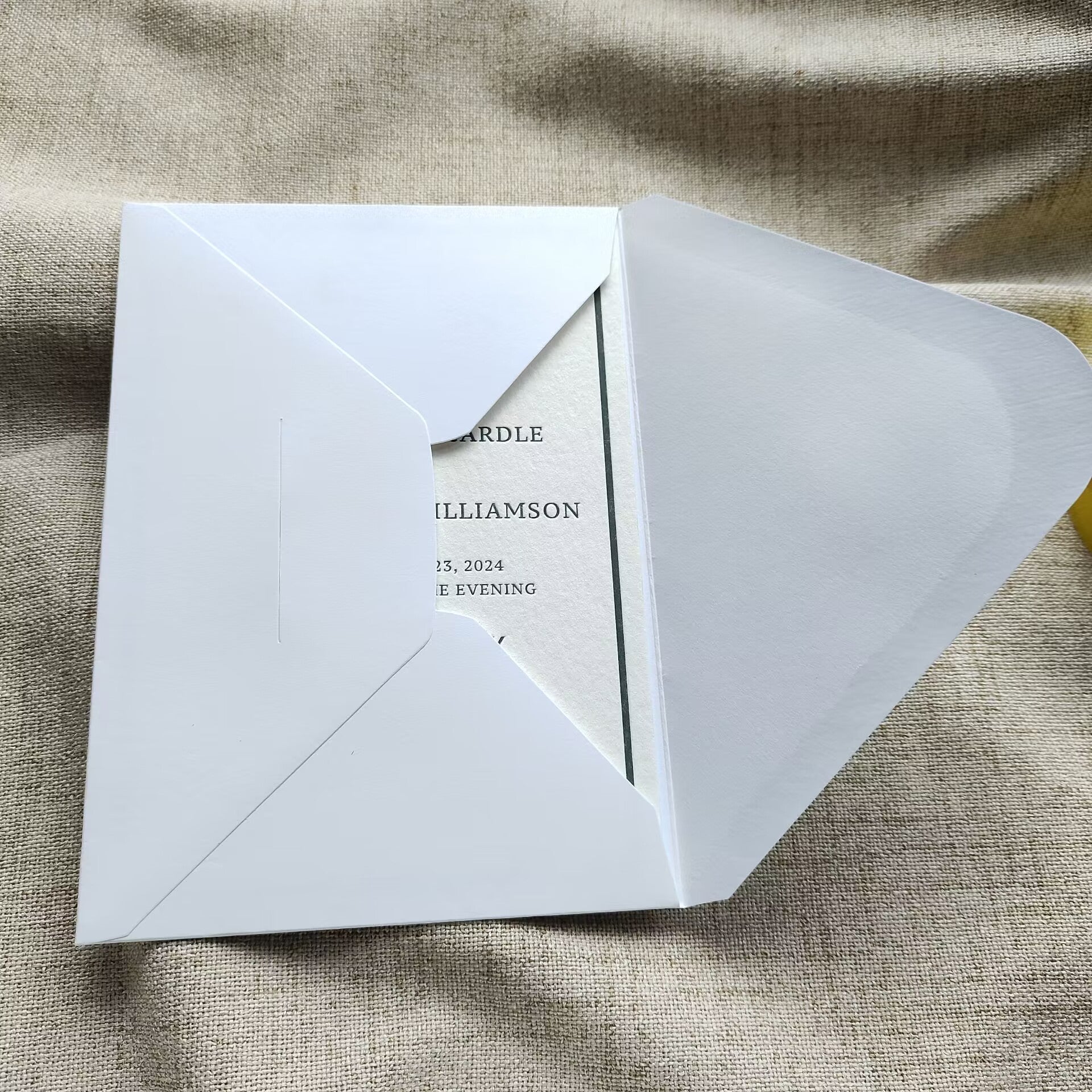 Luxury invitation card customization NUOERP INC