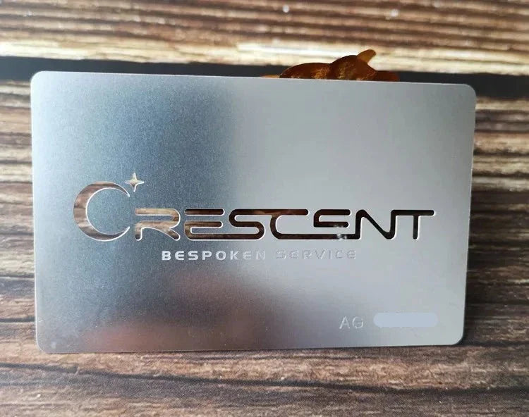 Manufacturer Gold Foil metal cards silver Metal Business Card NUOERP INC