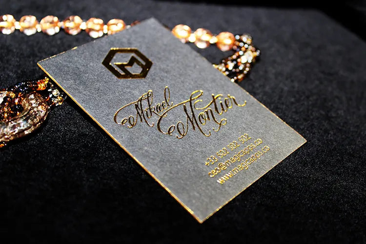 Gold Stamping Business Card Printing NUOERP INC