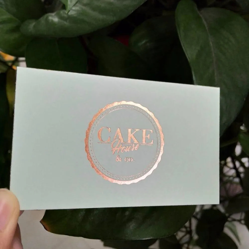 Letterpress/Embossing Color Edge Paper Business Card Printing NUOERP INC