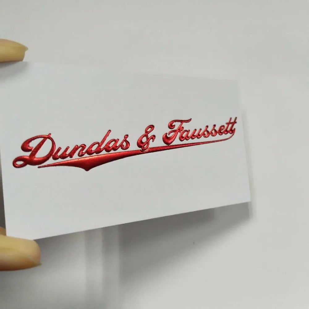 Letterpress/Embossing Color Edge Paper Business Card Printing NUOERP INC