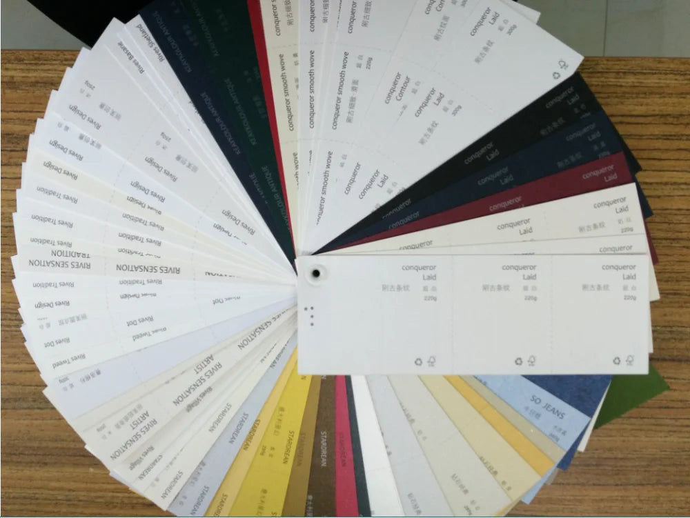 Letterpress/Embossing Color Edge Paper Business Card Printing NUOERP INC