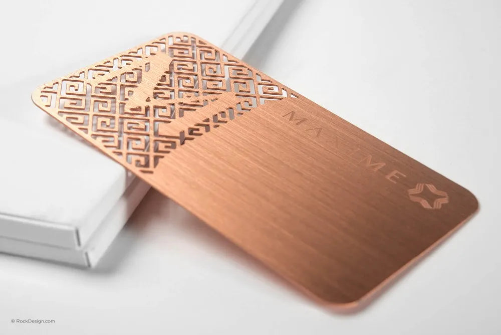Manufacturer Gold Foil metal cards silver Metal Business Card NUOERP INC