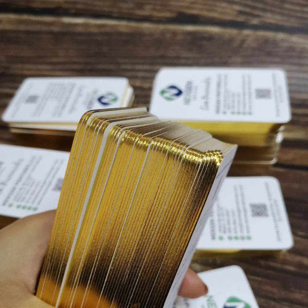 Letterpress/Embossing Color Edge Paper Business Card Printing NUOERP INC