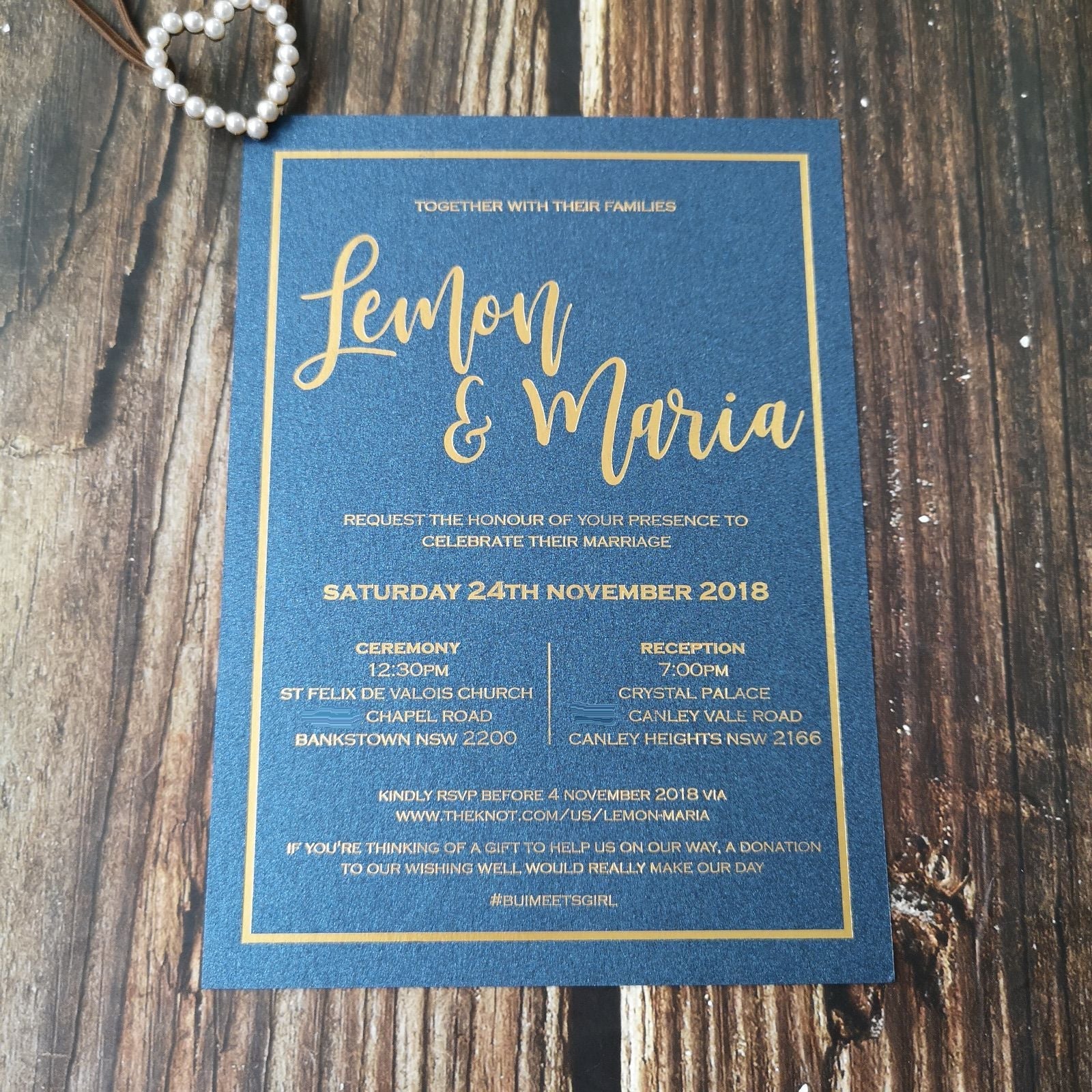 Luxury customized fancy paper greeting card/wedding invitation card, blue NUOERP INC