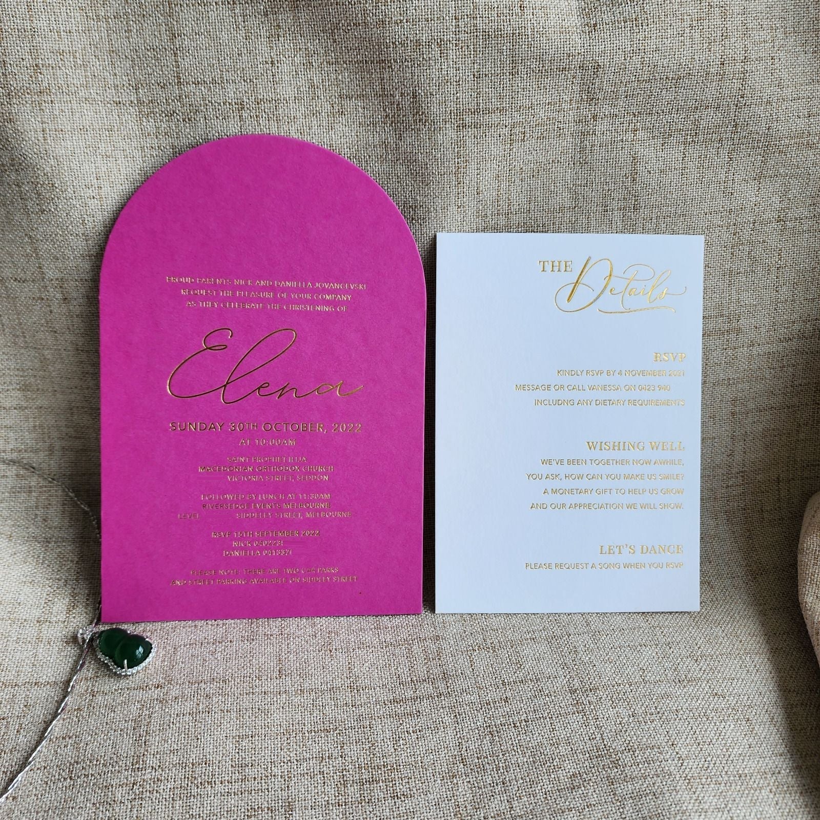 Luxury customized fancy paper greeting card/wedding invitation card, pink NUOERP INC