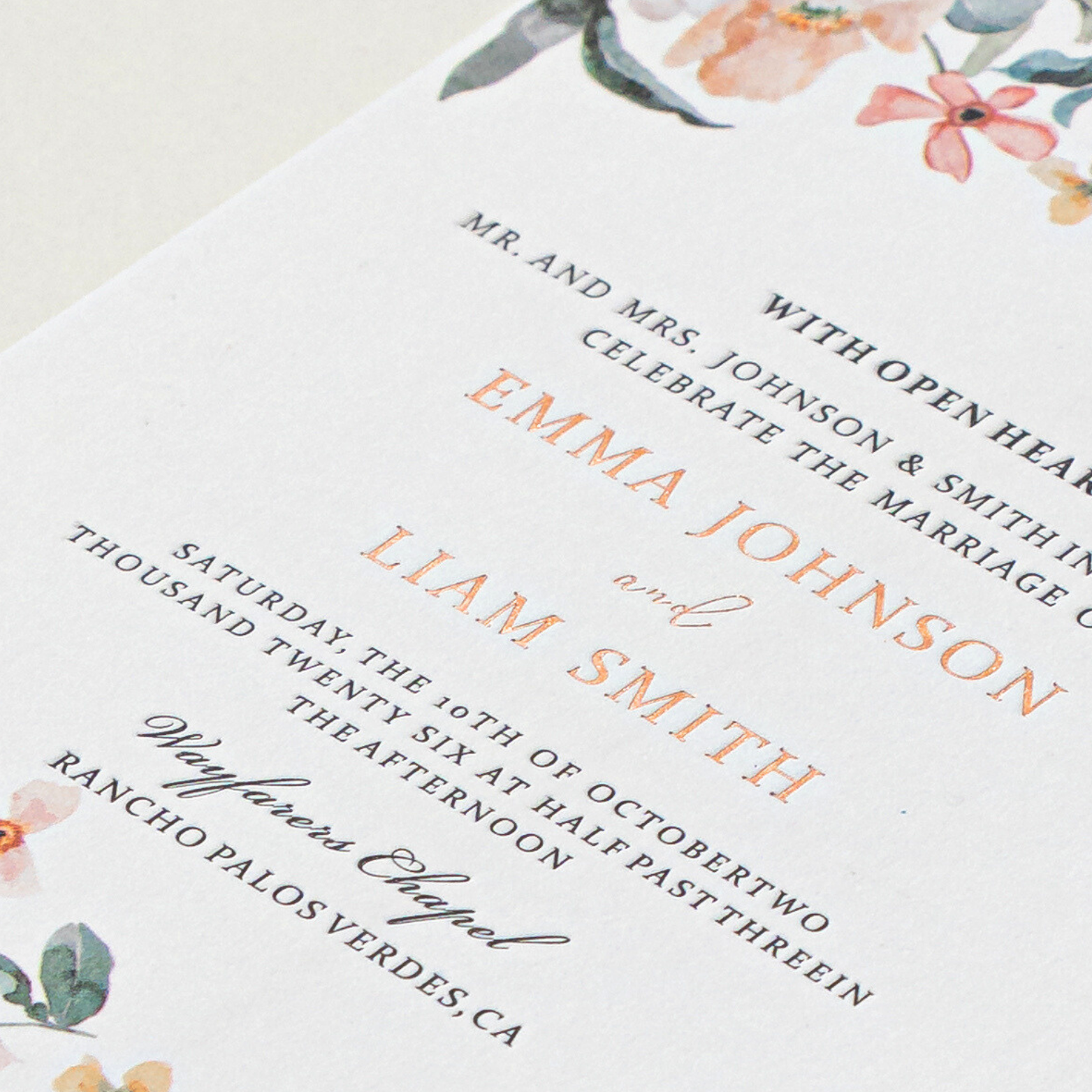 Nuoerp Pink Reception Card Nuoerp Printing