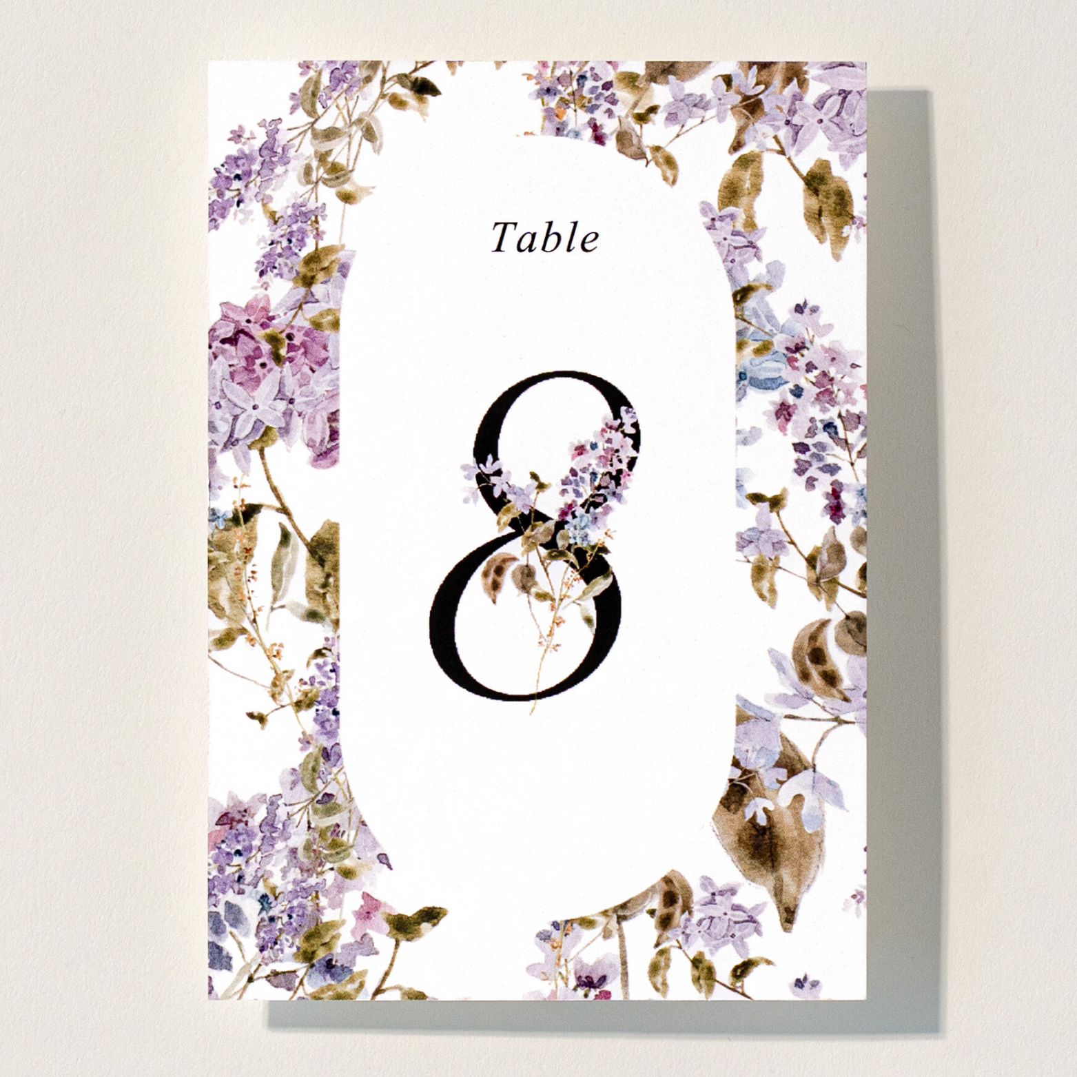 Nuoerp Purple Table Number Cards Nuoerp