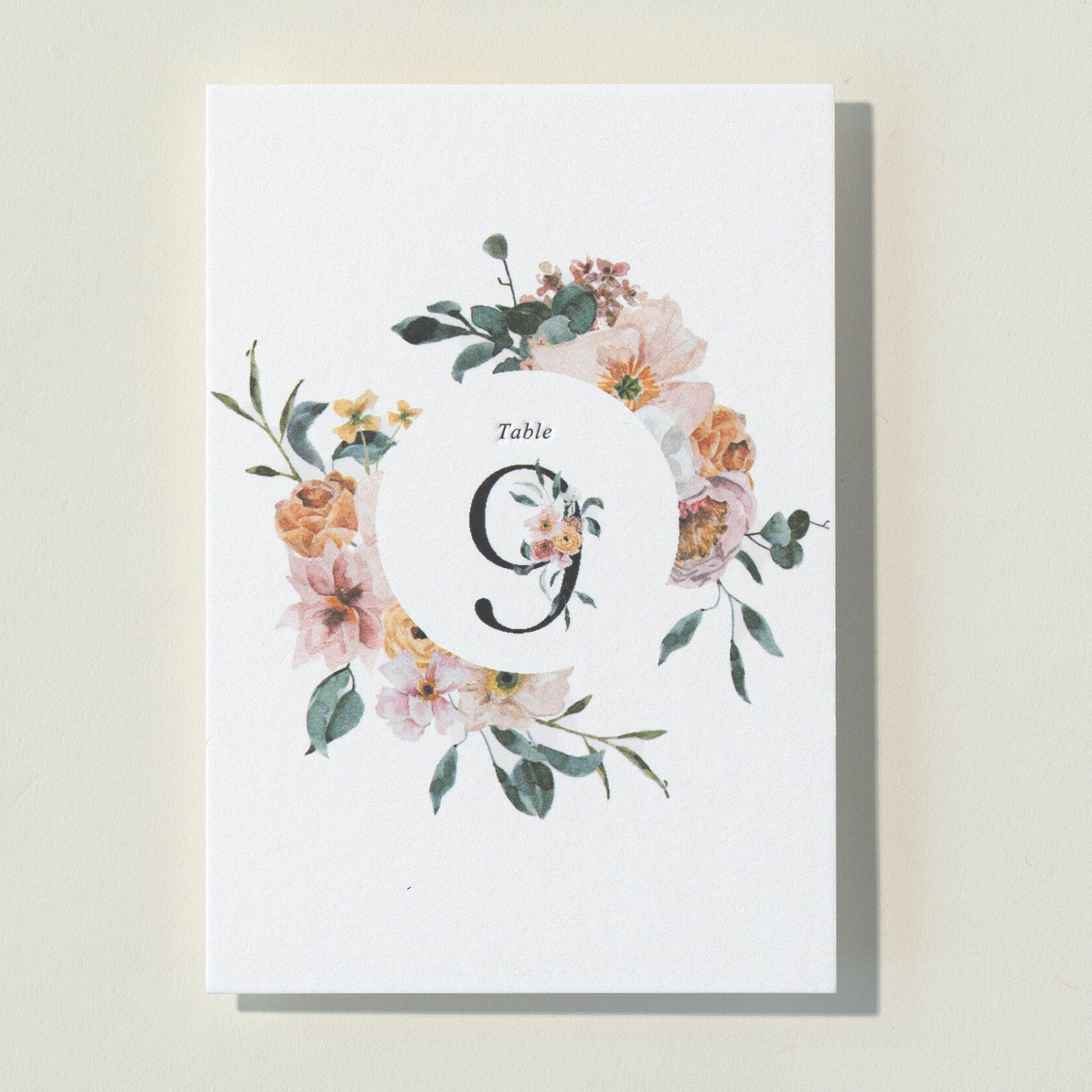Nuoerp Pink Table Number Cards Nuoerp Printing