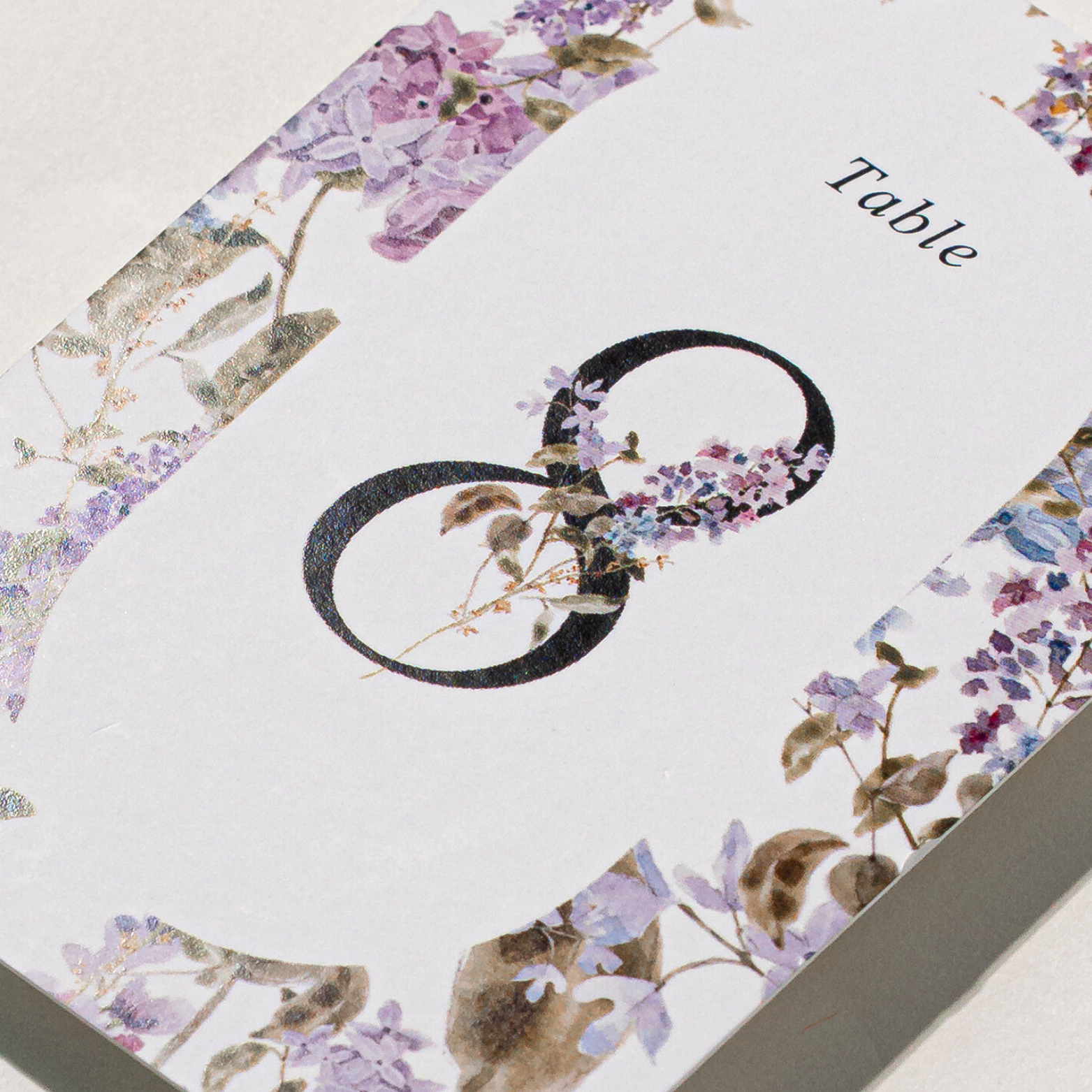Nuoerp Purple Table Number Cards Nuoerp