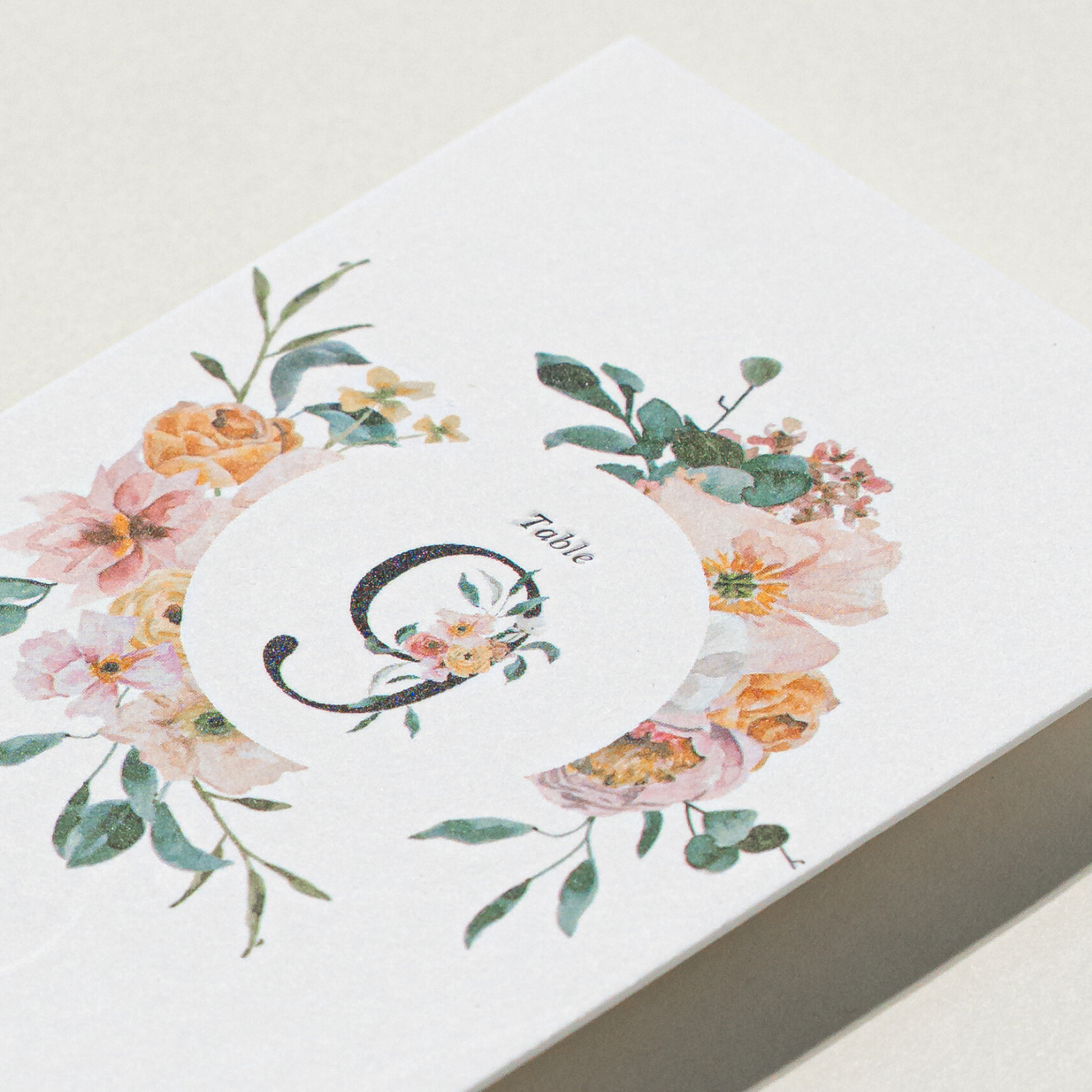 Nuoerp Pink Table Number Cards Nuoerp Printing