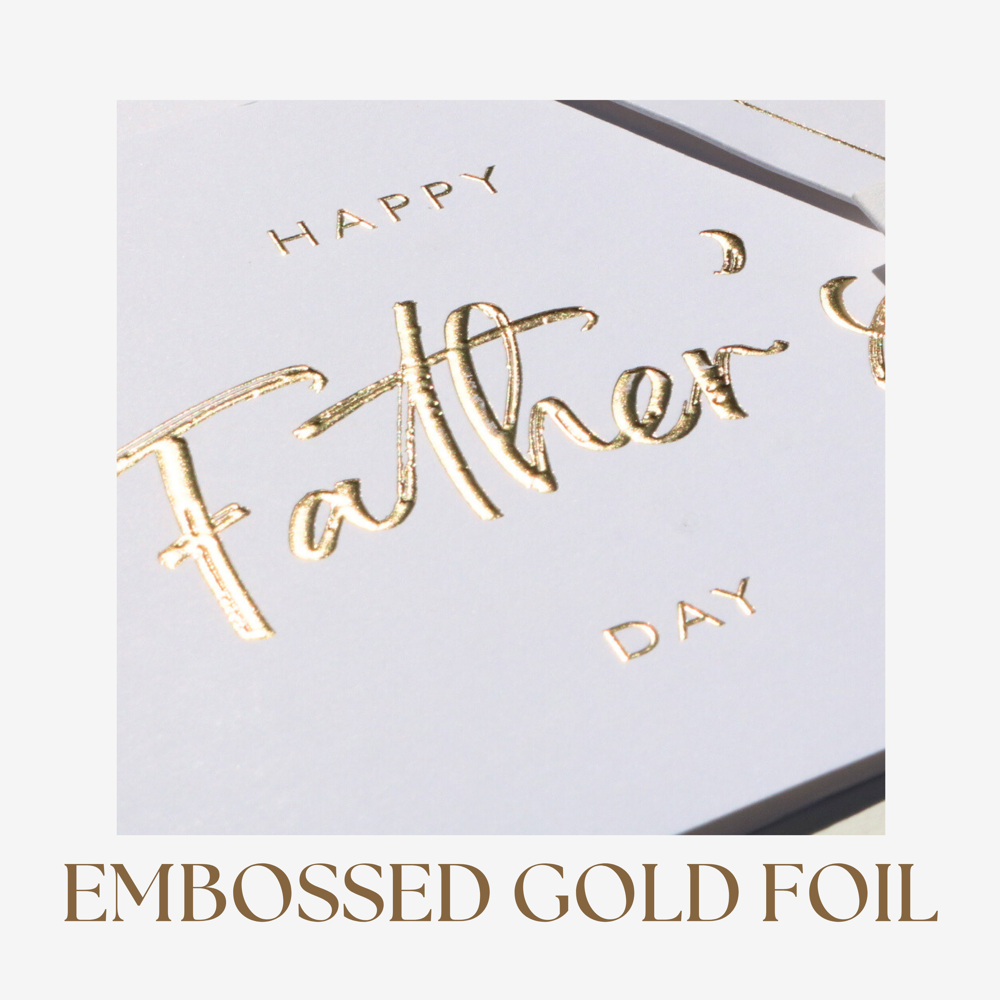 Nuoerp 3 Pack Father’s Day Greeting Cards with Envelopes, Embossed Gold Foil Greeting Cards on Premium Cotton Paper, Premium 6x6 Thank You Cards for Dad, Husband, Partner (3 Pack) Nuoerp