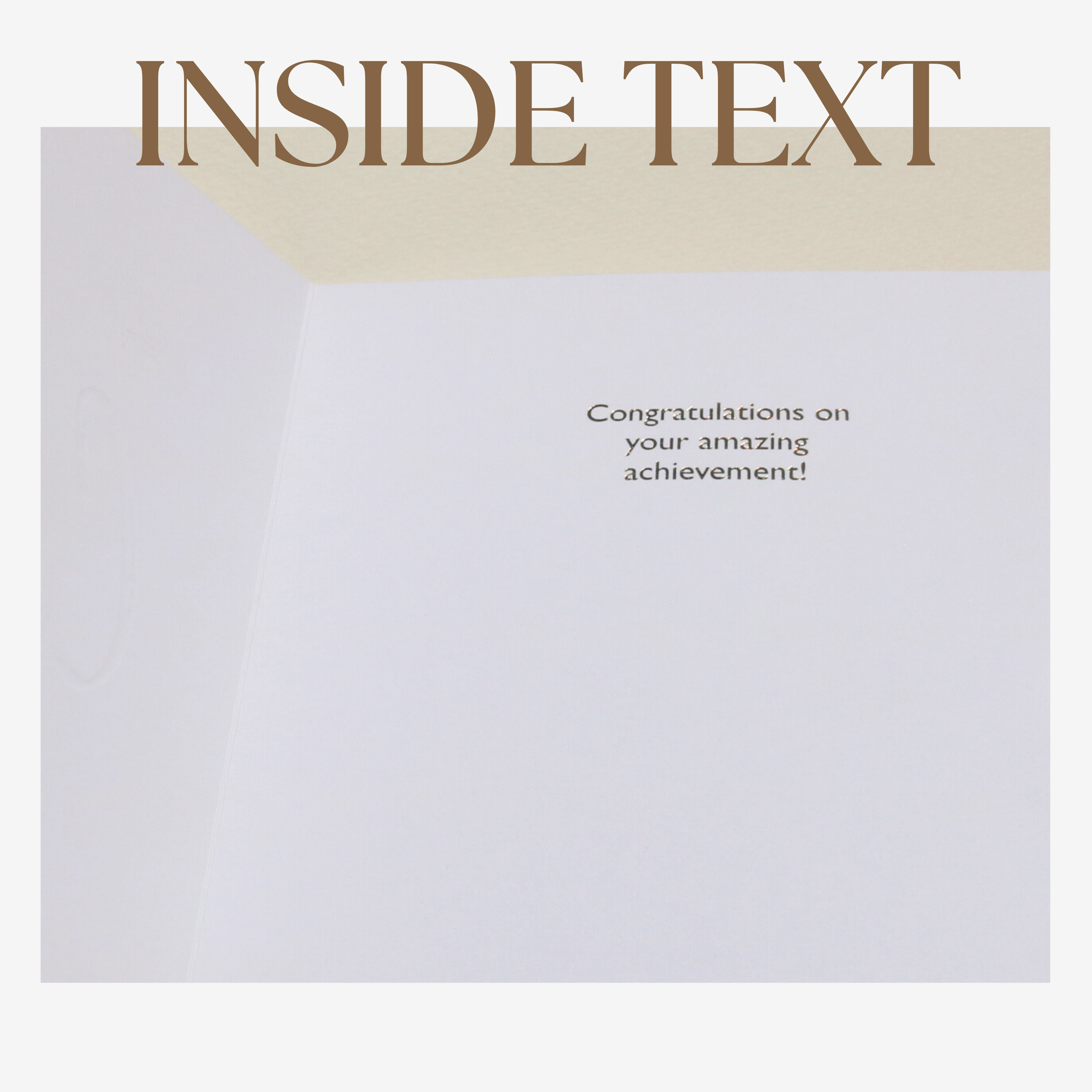 Nuoerp 3 Pack Congratulations Greeting Cards with Envelopes, Embossed Gold Foil Greeting Cards on Premium Cotton Paper, Premium 6x6 Thank You Cards for Graduation, Wedding, New Baby, Special Occasions (3 Pack) Nuoerp