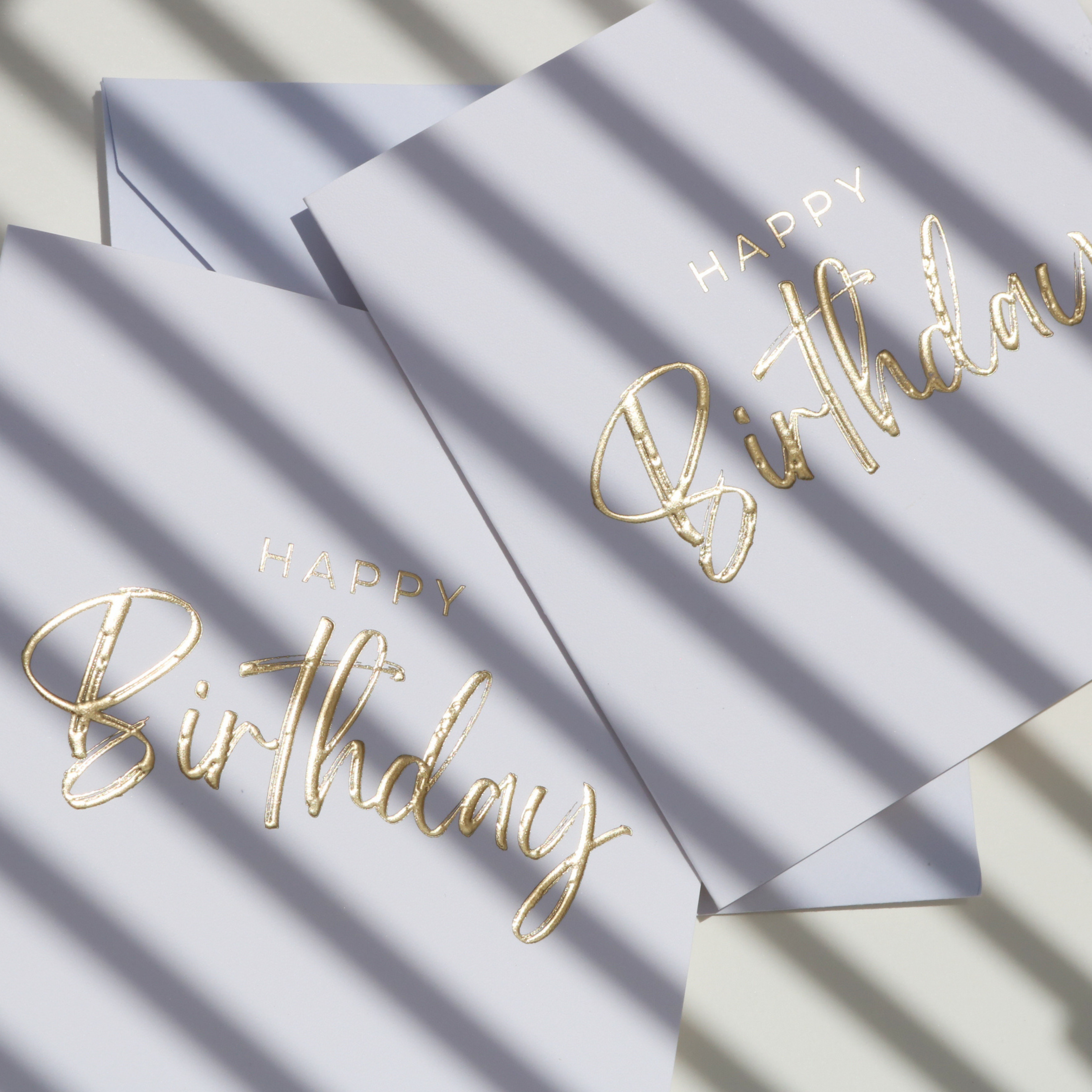 Nuoerp 12 Pack Happy Birthday Greeting Cards with Envelopes, Embossed Gold Foil Greeting Cards on Premium Cotton Paper, Premium 6x6 Birthday Cards for Birthday Celebrations (2 Pack) Nuoerp