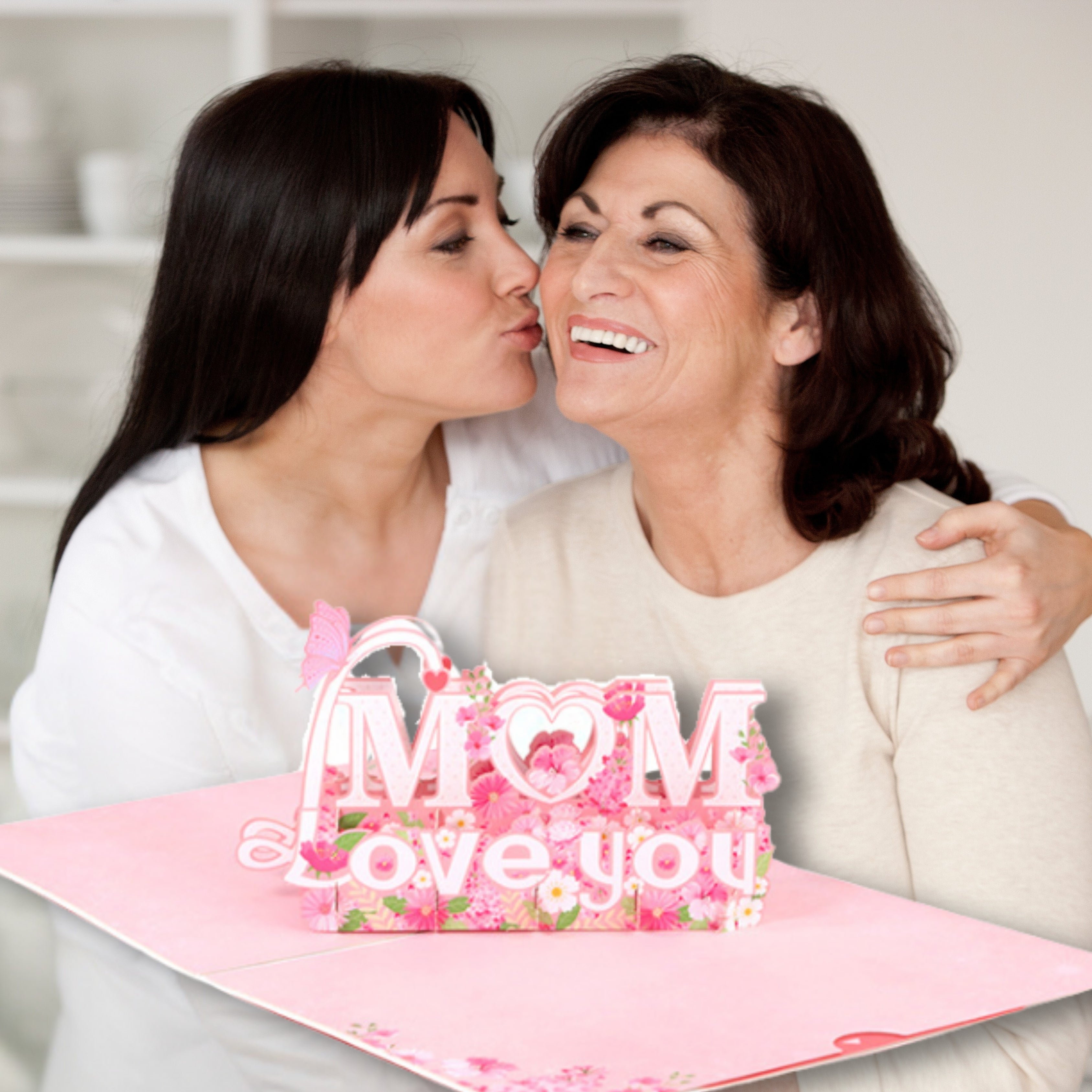 3D Pop-Up Card Mother’s Day Card – Intricate Laser-cut Nuoerp