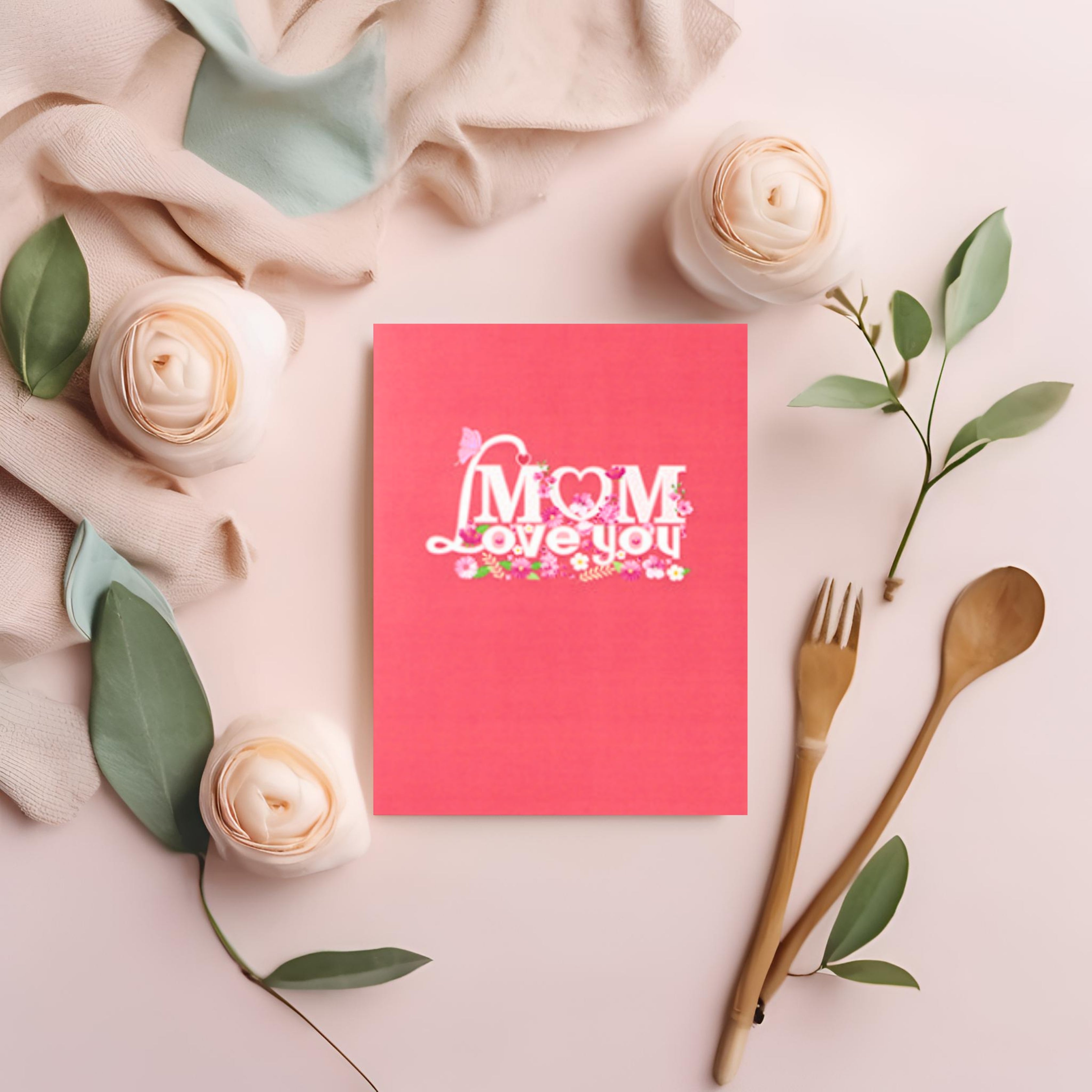 3D Pop-Up Card Mother’s Day Card – Intricate Laser-cut Nuoerp
