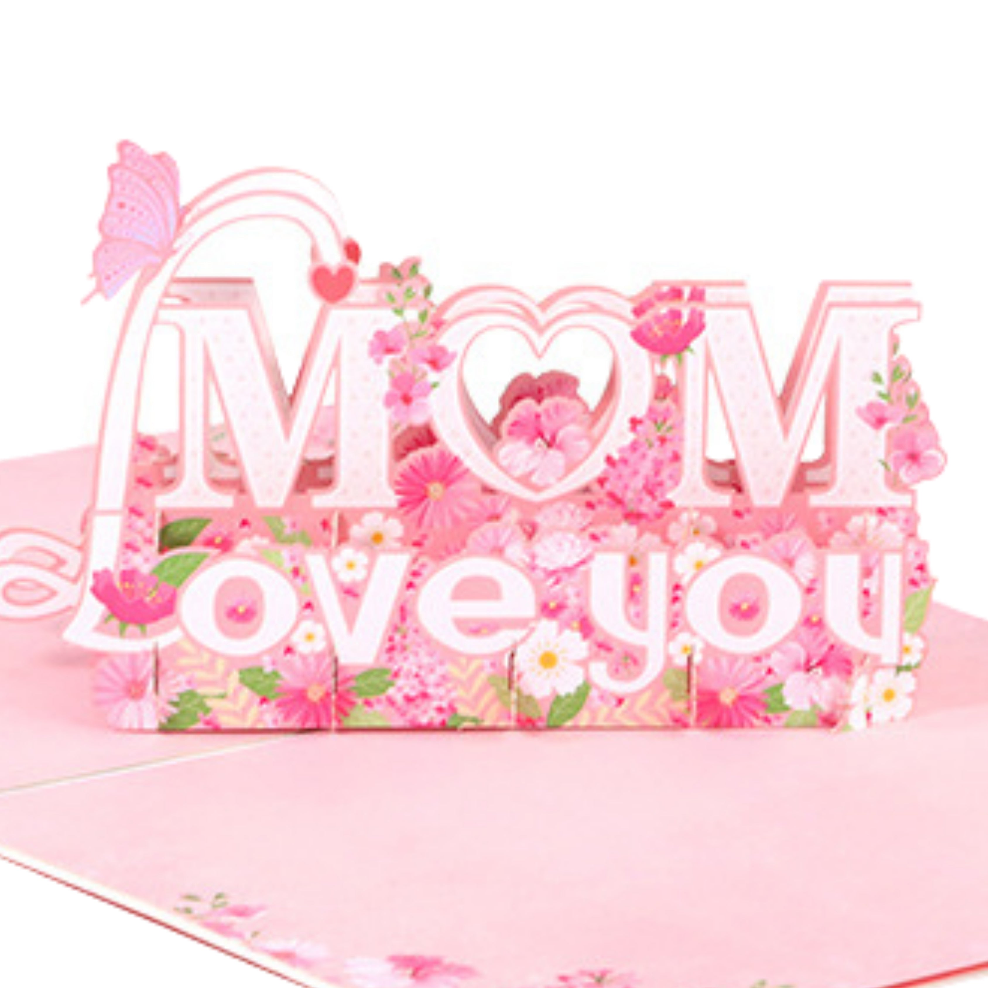 3D Pop-Up Card Mother’s Day Card – Intricate Laser-cut Nuoerp