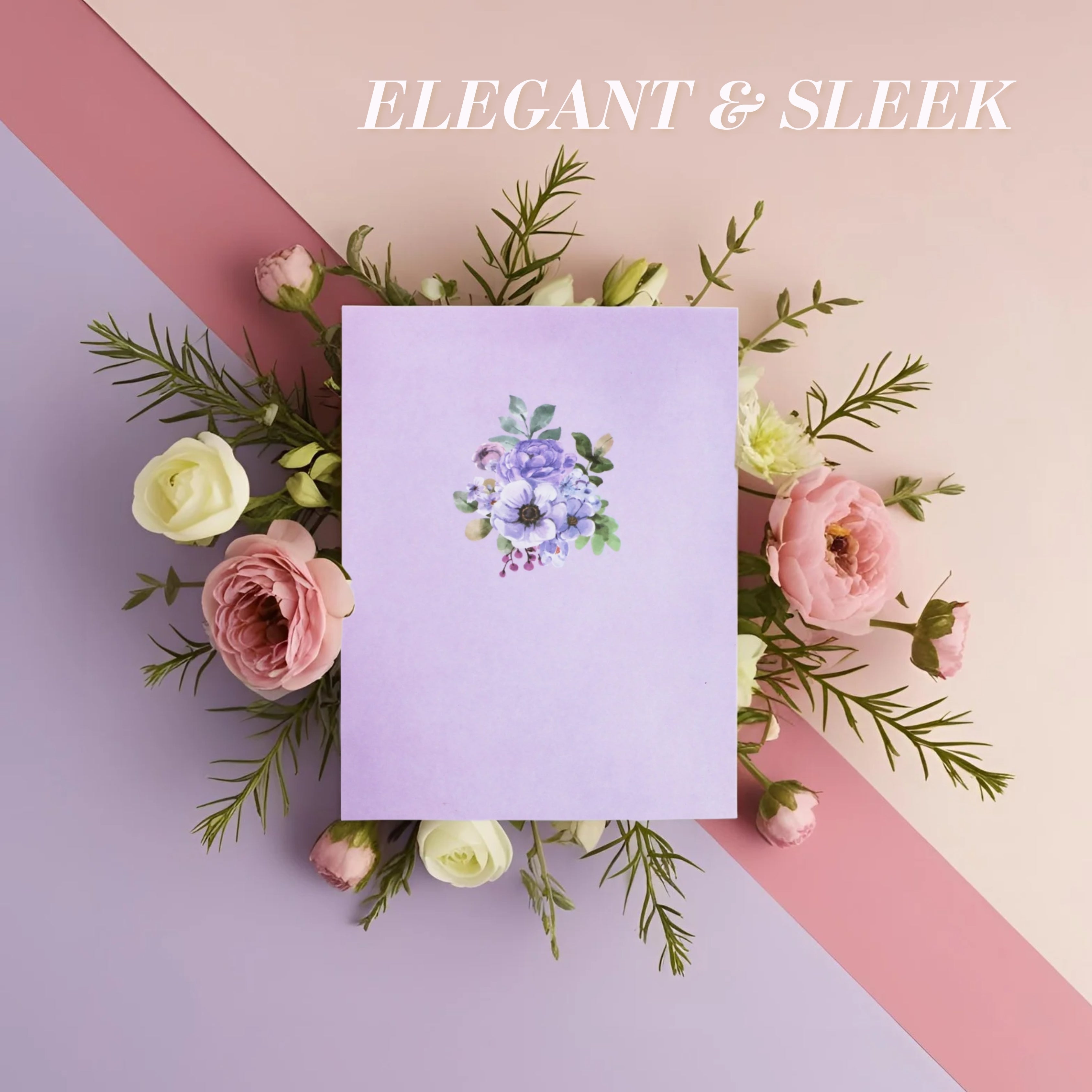 3D Heart-Shaped Flower Pop-Up Card – Intricate Laser-cut Nuoerp