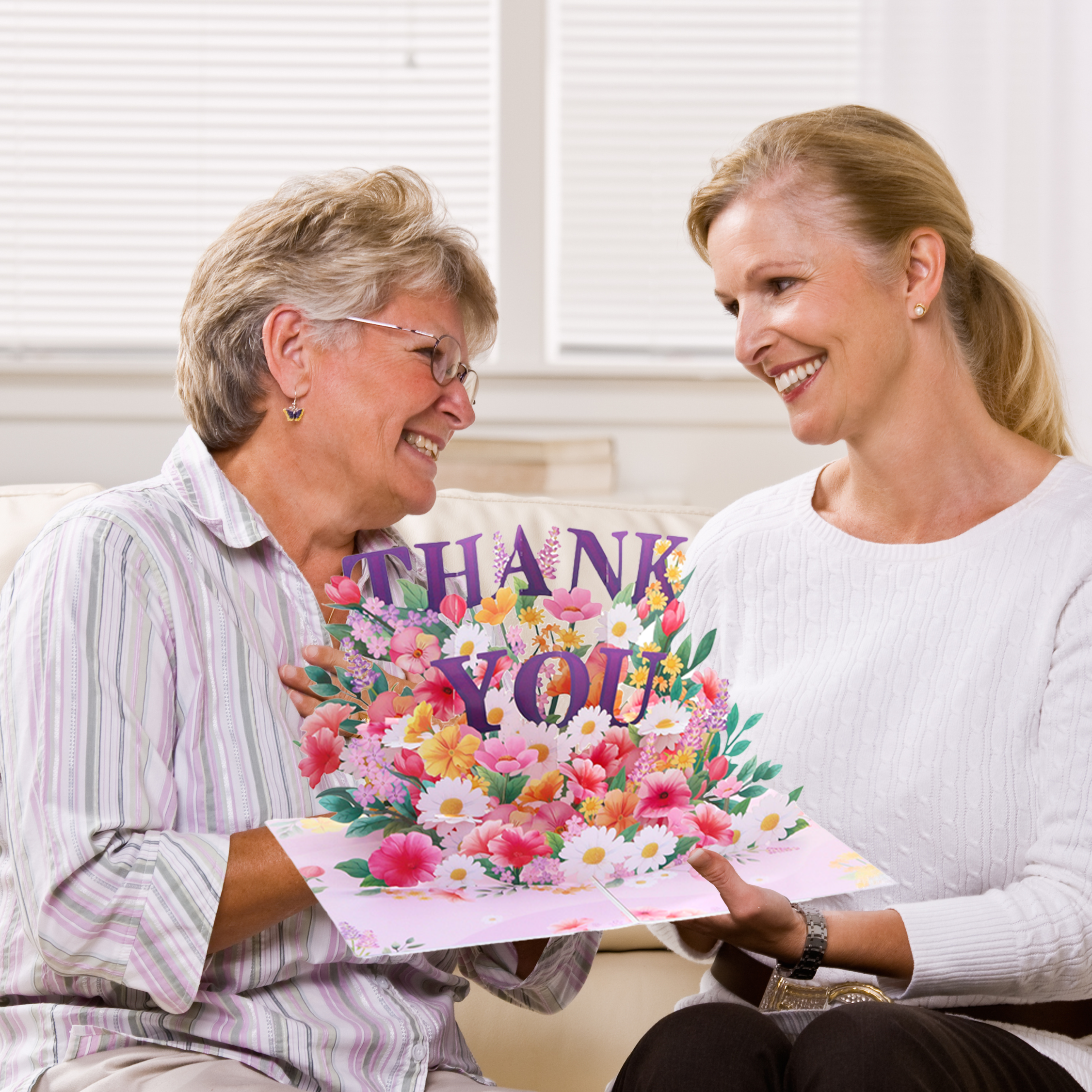 3D Pop-Up Flower Bouquet Card – Intricate Laser-cut Nuoerp