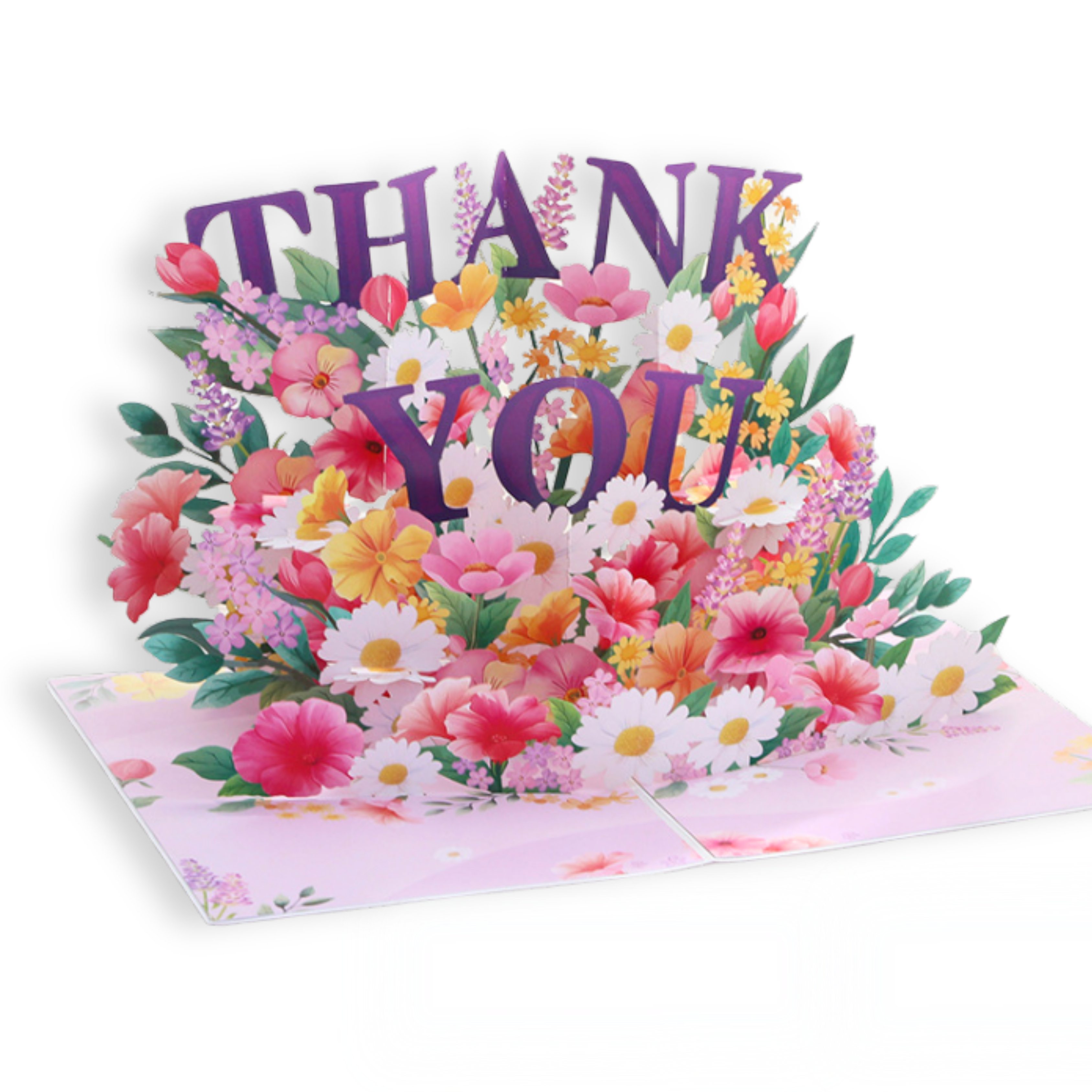 3D Pop-Up Flower Bouquet Card – Intricate Laser-cut Nuoerp