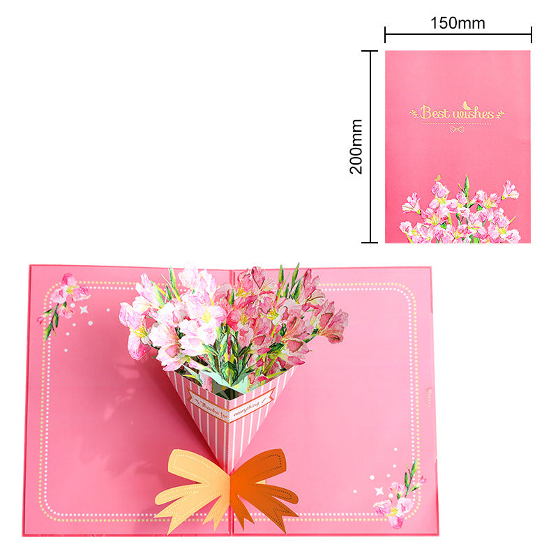 3D Greeting pop up card,happy birthday wedding,mother’s day,valentines day