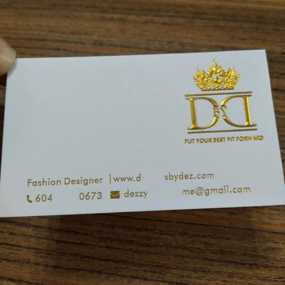 Letterpress/Embossing Color Edge Paper Business Card Printing